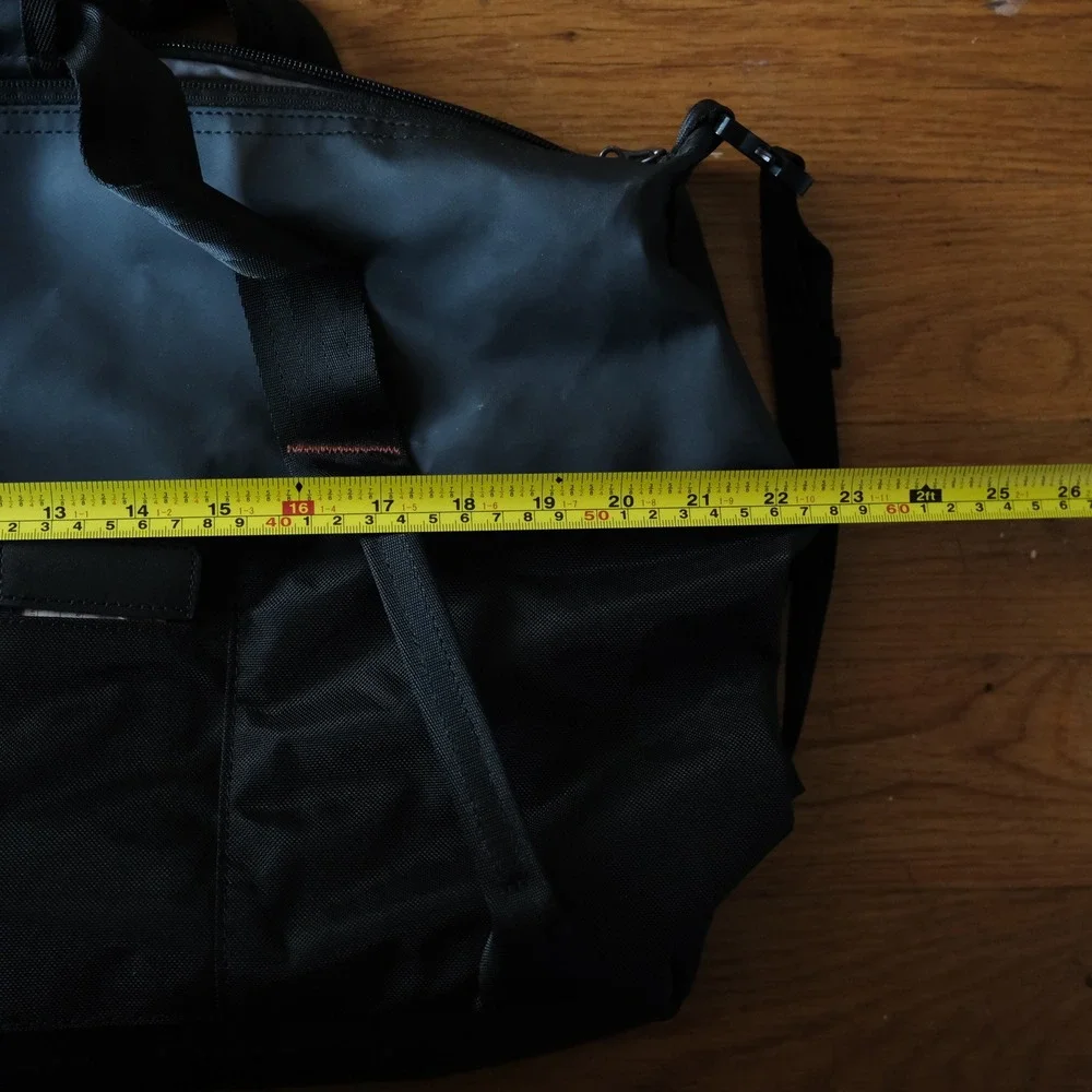 Briggs & Riley Duffle Bag Black Ballistic Nylon Water Resistant Large Travel Bag